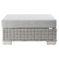 Modway Conway Outdoor Patio Wicker Rattan Ottoman FredCo