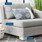 Modway Conway Outdoor Patio Wicker Rattan Right-Arm Chair FredCo