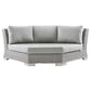 Modway Conway Outdoor Patio Wicker Rattan Round Corner Chair FredCo