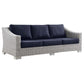 Modway Conway Outdoor Patio Wicker Rattan Sofa FredCo