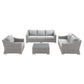 Modway Conway Sunbrella® Outdoor Patio Wicker Rattan 4-Piece Furniture Set, EEI-4355 FredCo