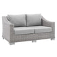 Modway Conway Sunbrella® Outdoor Patio Wicker Rattan 4-Piece Furniture Set, EEI-4355 FredCo