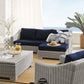 Modway Conway Sunbrella® Outdoor Patio Wicker Rattan 5-Piece Furniture Set, EEI-4356 FredCo