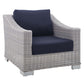Modway Conway Sunbrella® Outdoor Patio Wicker Rattan Armchair FredCo