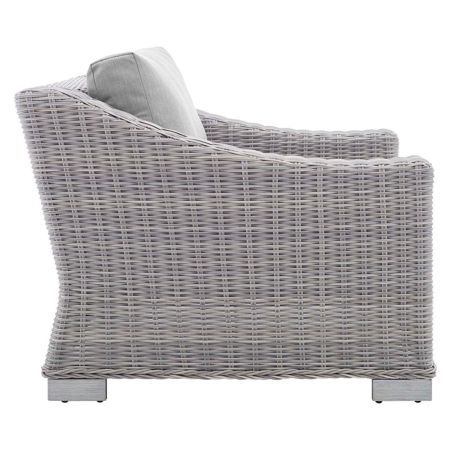 Modway Conway Sunbrella® Outdoor Patio Wicker Rattan Armchair FredCo