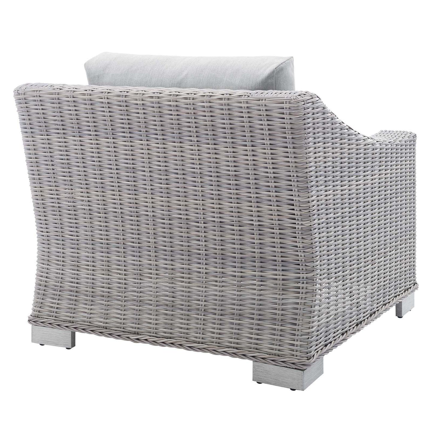 Modway Conway Sunbrella® Outdoor Patio Wicker Rattan Armchair FredCo