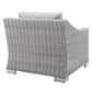 Modway Conway Sunbrella® Outdoor Patio Wicker Rattan Armchair FredCo