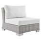 Modway Conway Sunbrella® Outdoor Patio Wicker Rattan Armless Chair FredCo