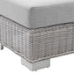 Modway Conway Sunbrella® Outdoor Patio Wicker Rattan Armless Chair FredCo