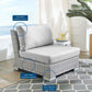 Modway Conway Sunbrella® Outdoor Patio Wicker Rattan Armless Chair FredCo