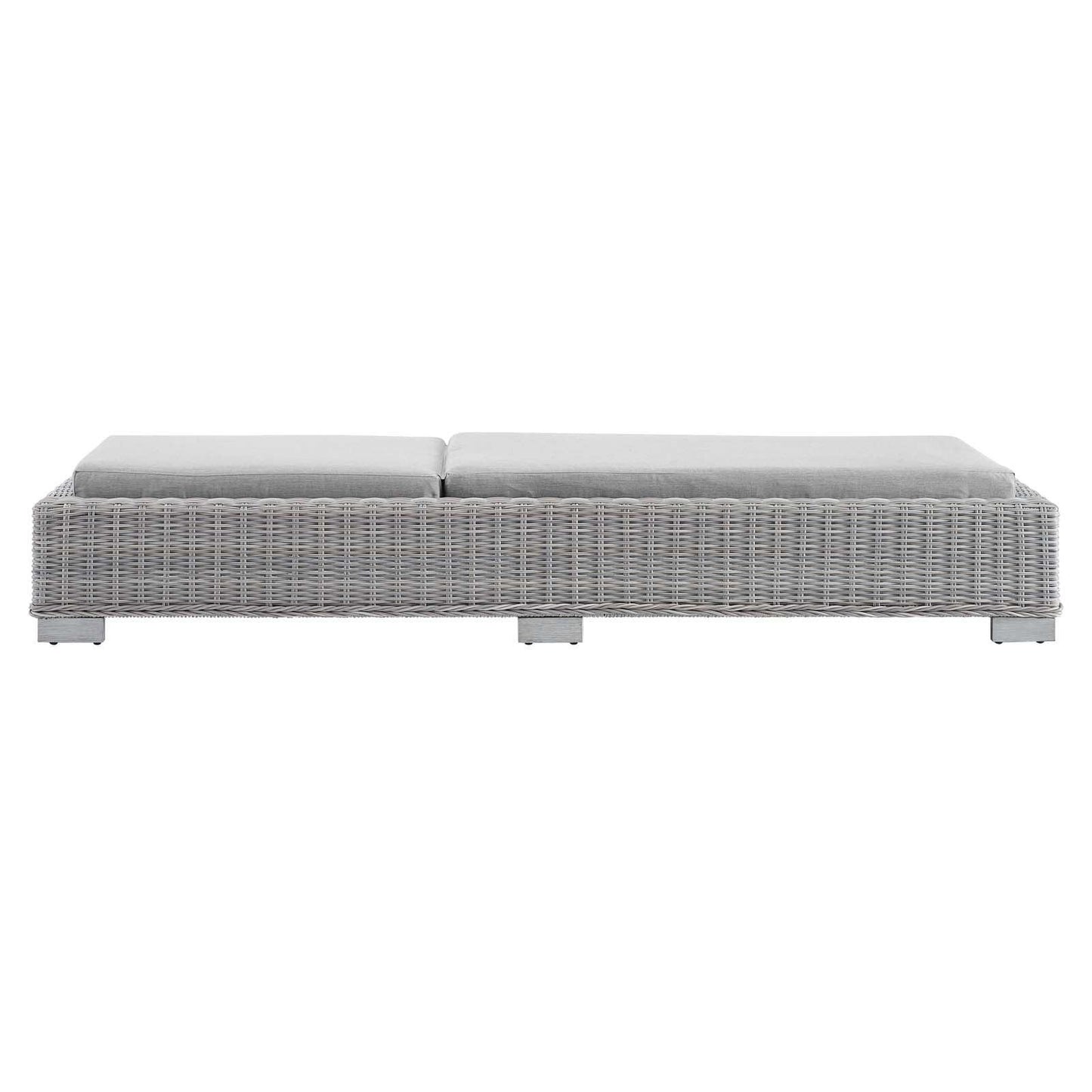 Modway Conway Sunbrella® Outdoor Patio Wicker Rattan Chaise Lounge FredCo