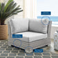 Modway Conway Sunbrella® Outdoor Patio Wicker Rattan Corner Chair FredCo