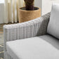 Modway Conway Sunbrella® Outdoor Patio Wicker Rattan Left-Arm Chair FredCo