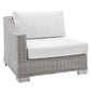 Modway Conway Sunbrella® Outdoor Patio Wicker Rattan Left-Arm Chair FredCo