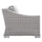 Modway Conway Sunbrella® Outdoor Patio Wicker Rattan Left-Arm Chair FredCo