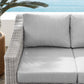 Modway Conway Sunbrella® Outdoor Patio Wicker Rattan Loveseat FredCo