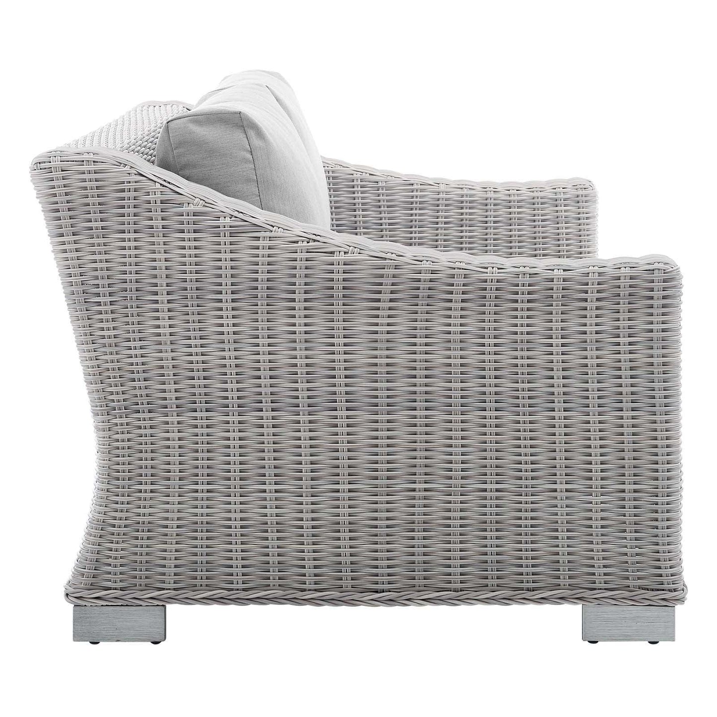Modway Conway Sunbrella® Outdoor Patio Wicker Rattan Loveseat FredCo