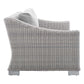 Modway Conway Sunbrella® Outdoor Patio Wicker Rattan Loveseat FredCo