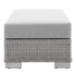 Modway Conway Sunbrella® Outdoor Patio Wicker Rattan Ottoman FredCo