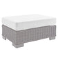 Modway Conway Sunbrella® Outdoor Patio Wicker Rattan Ottoman FredCo