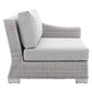 Modway Conway Sunbrella® Outdoor Patio Wicker Rattan Right-Arm Chair FredCo