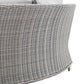 Modway Conway Sunbrella® Outdoor Patio Wicker Rattan Round Corner Chair FredCo