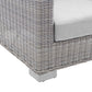 Modway Conway Sunbrella® Outdoor Patio Wicker Rattan Sofa FredCo