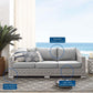 Modway Conway Sunbrella® Outdoor Patio Wicker Rattan Sofa FredCo