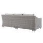 Modway Conway Sunbrella® Outdoor Patio Wicker Rattan Sofa FredCo
