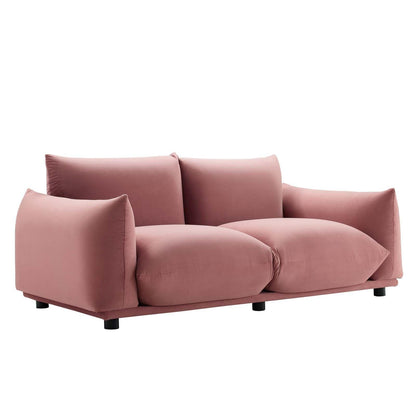 Modway Copious Performance Velvet Loveseat FredCo
