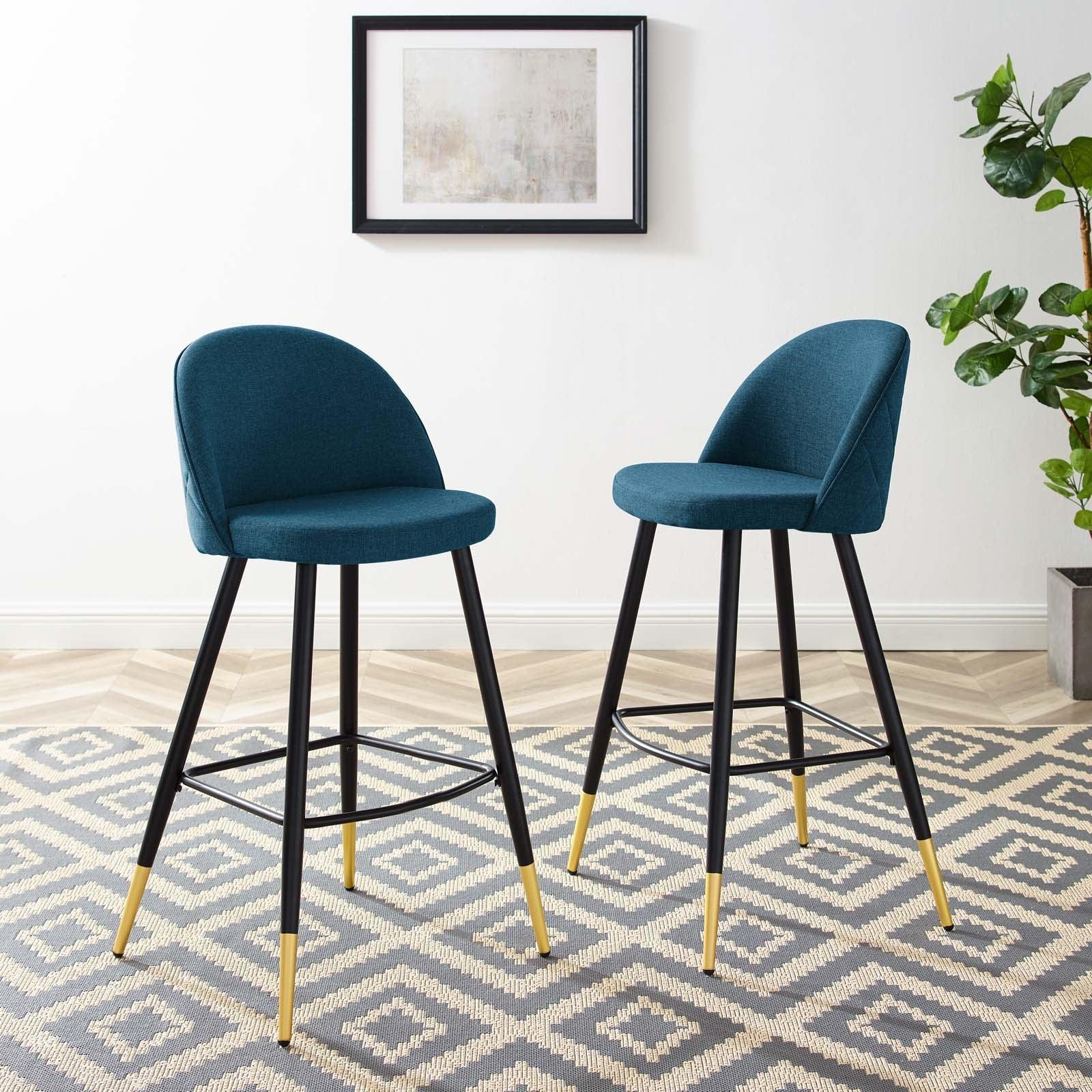 Modway Cordial Fabric Bar Stools - Set of 2 FredCo