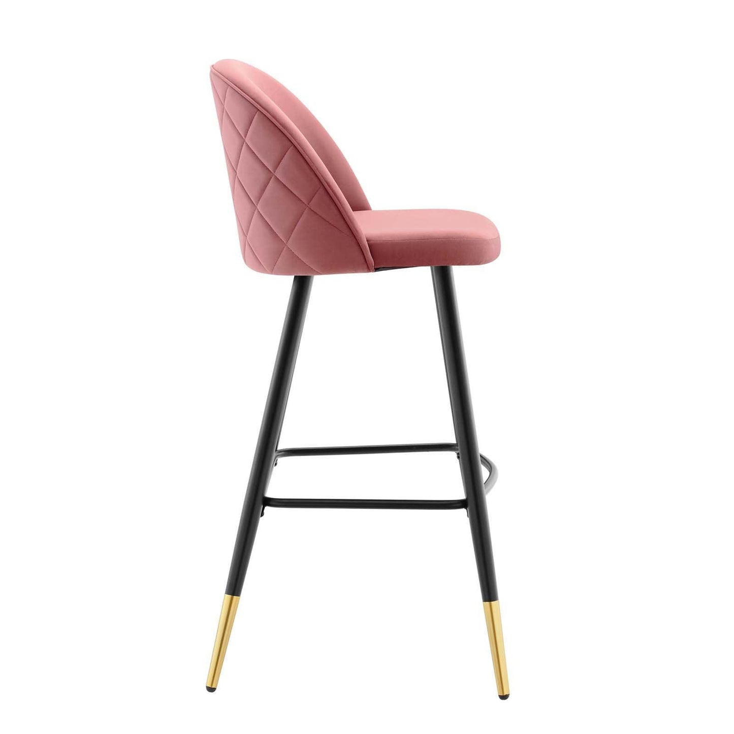 Modway Cordial Performance Velvet Bar Stools - Set of 2 FredCo