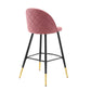 Modway Cordial Performance Velvet Bar Stools - Set of 2 FredCo