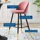 Modway Cordial Performance Velvet Bar Stools - Set of 2 FredCo