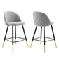 Modway Cordial Performance Velvet Counter Stools - Set of 2 FredCo