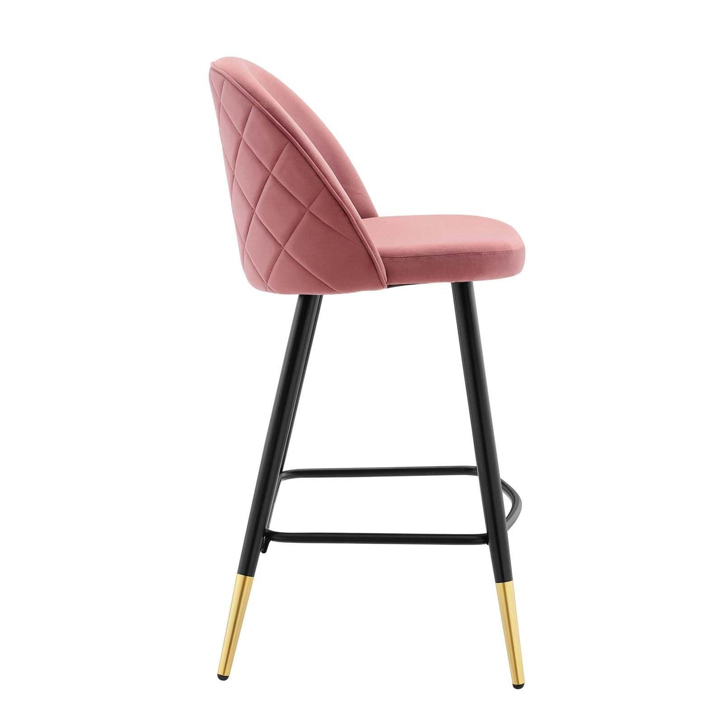 Modway Cordial Performance Velvet Counter Stools - Set of 2 FredCo