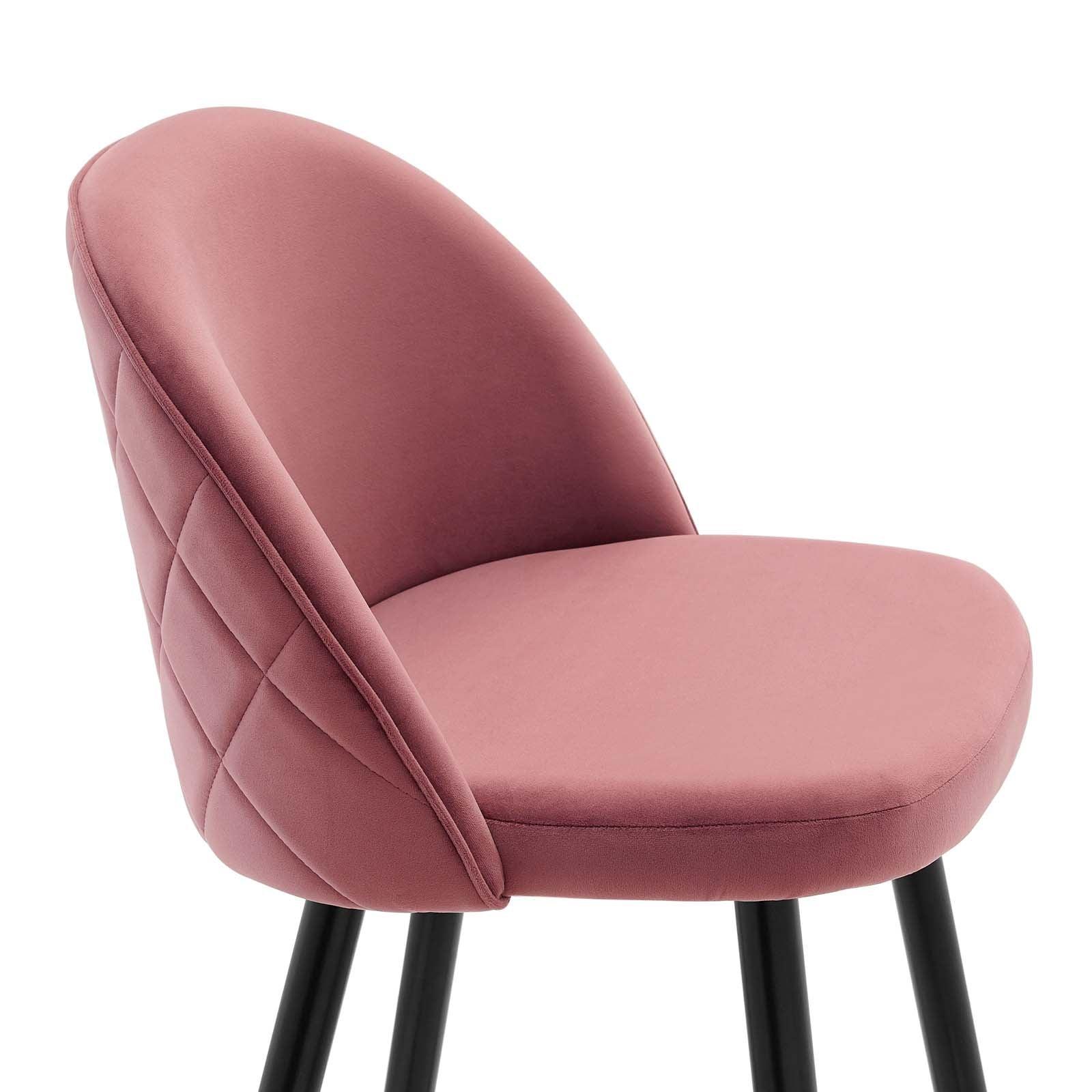 Modway Cordial Performance Velvet Counter Stools - Set of 2 FredCo