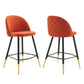 Modway Cordial Performance Velvet Counter Stools - Set of 2 FredCo