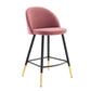 Modway Cordial Performance Velvet Counter Stools - Set of 2 FredCo