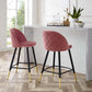 Modway Cordial Performance Velvet Counter Stools - Set of 2 FredCo