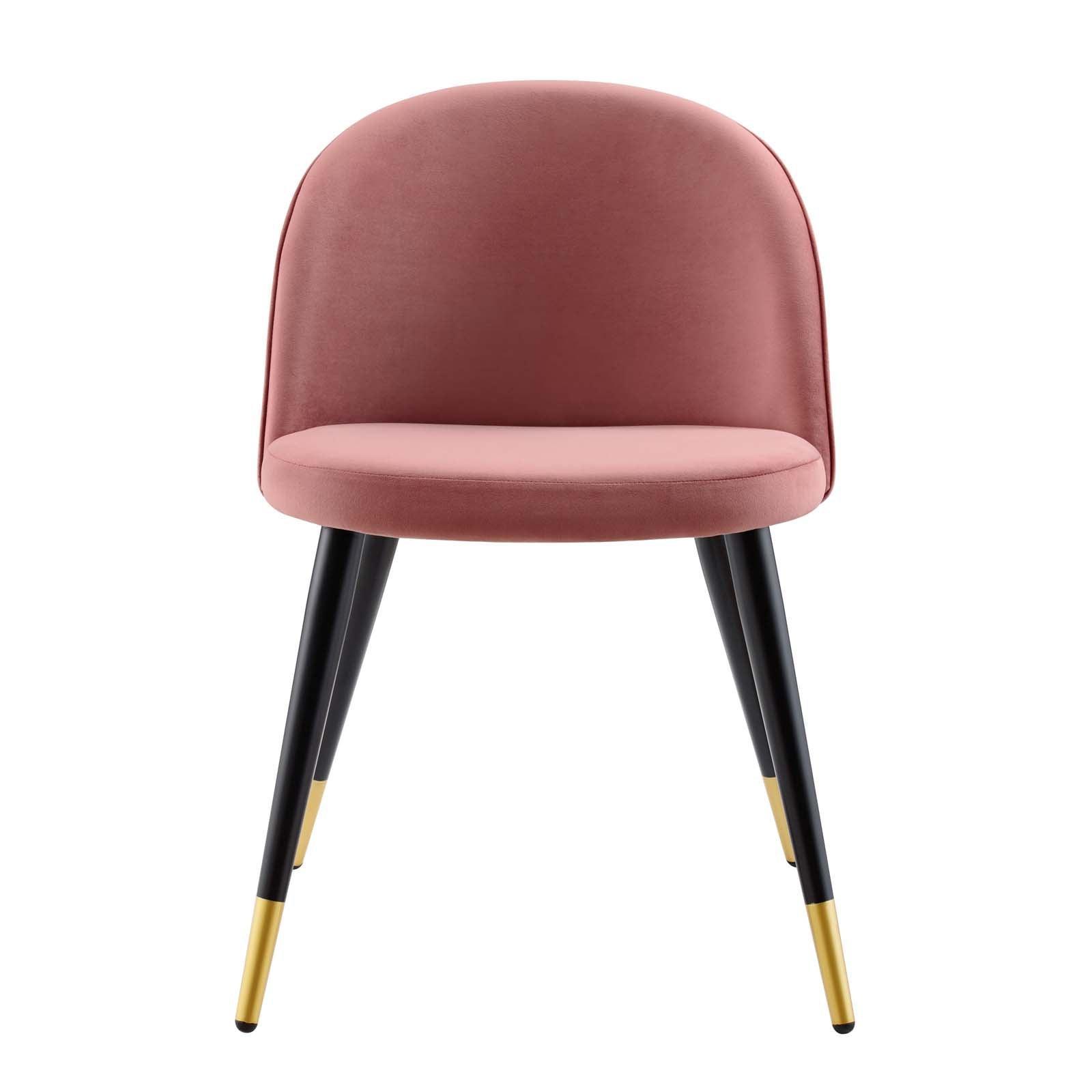 Modway Cordial Performance Velvet Dining Chairs - Set of 2 FredCo