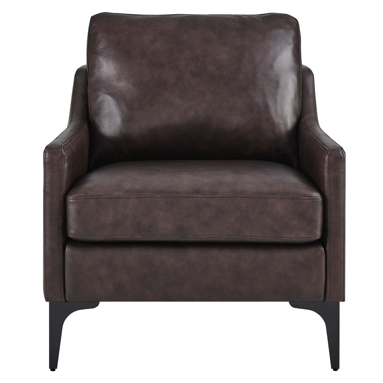 Modway Corland Leather Armchair FredCo