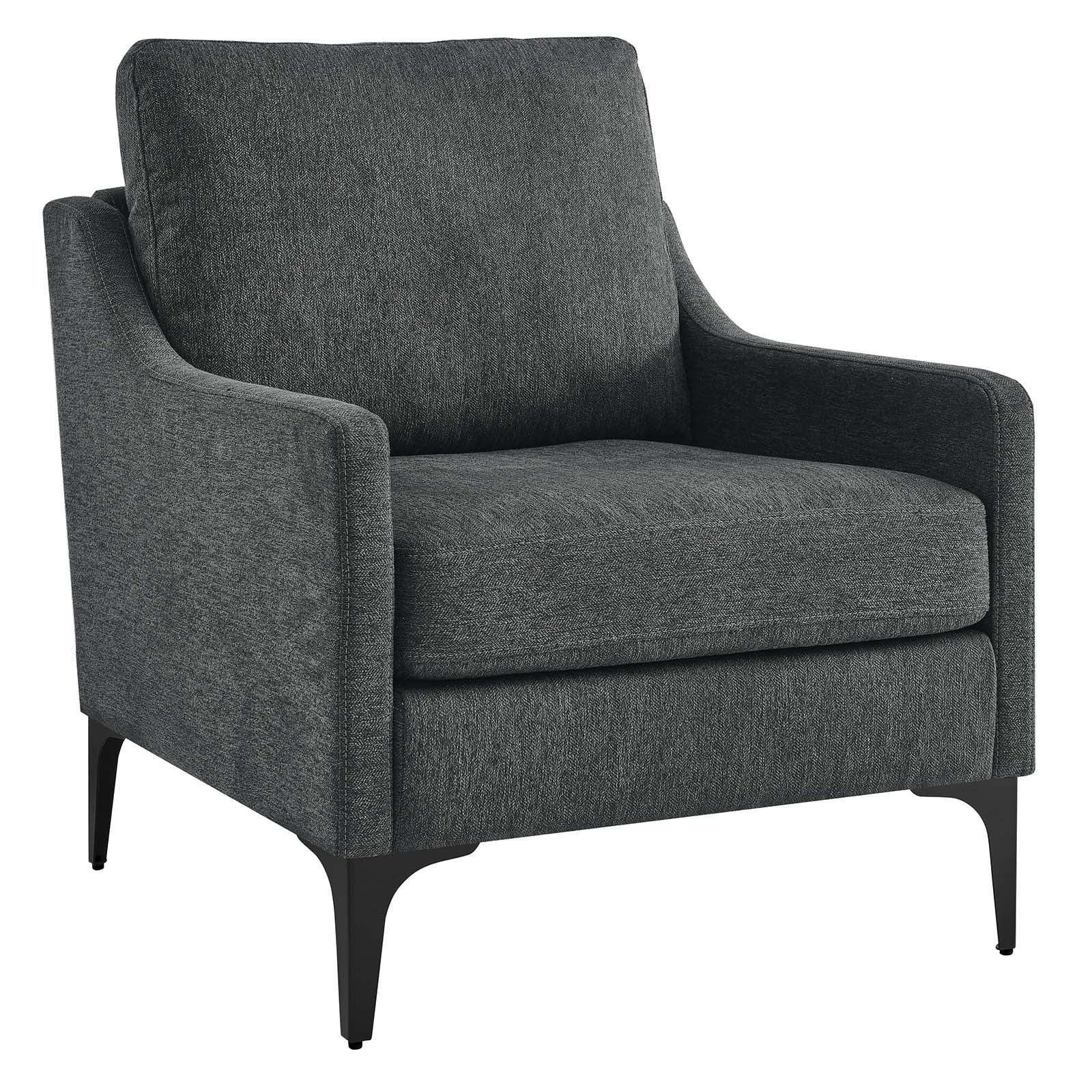 Modway Corland Upholstered Fabric Armchair FredCo