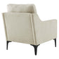 Modway Corland Upholstered Fabric Armchair FredCo
