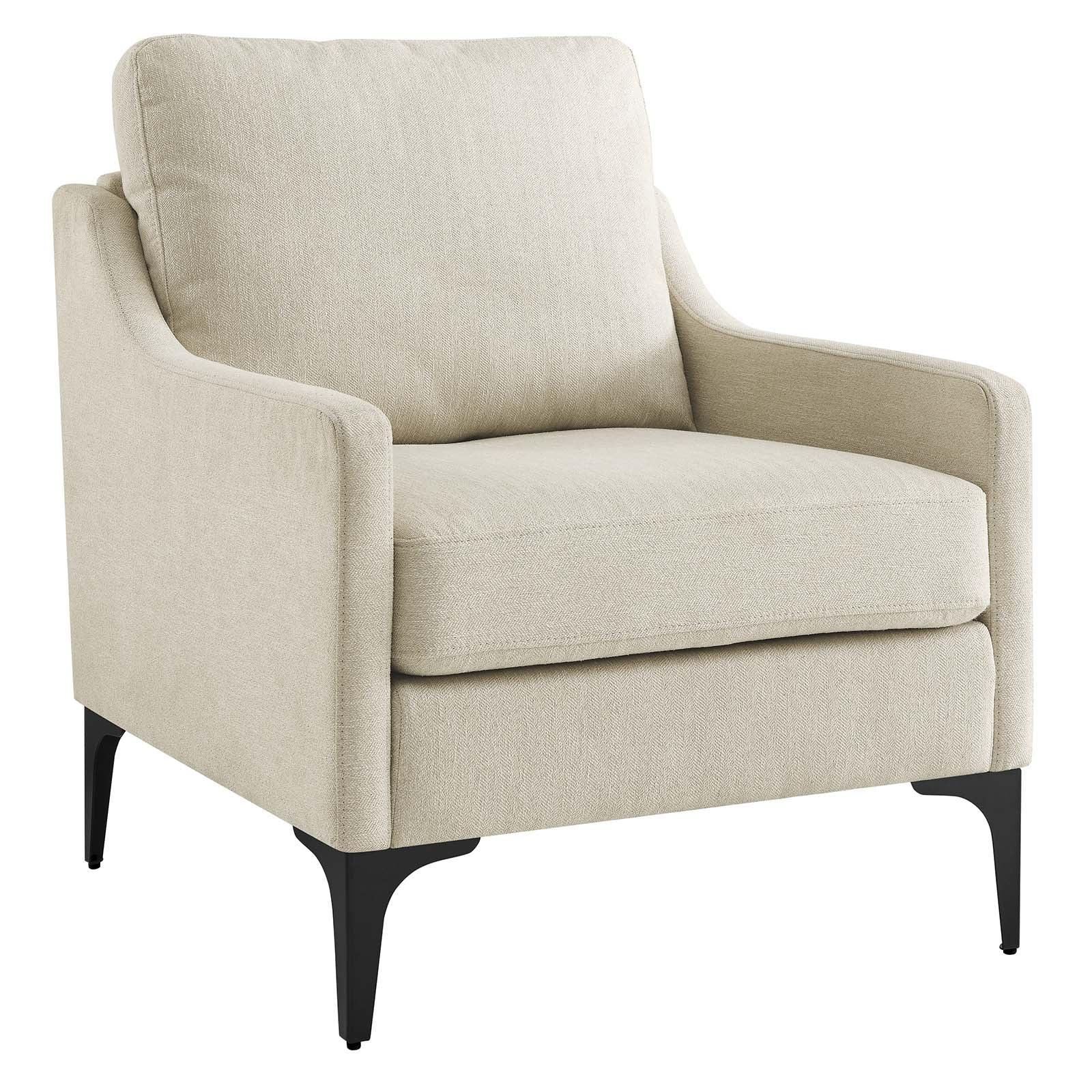 Modway Corland Upholstered Fabric Armchair FredCo