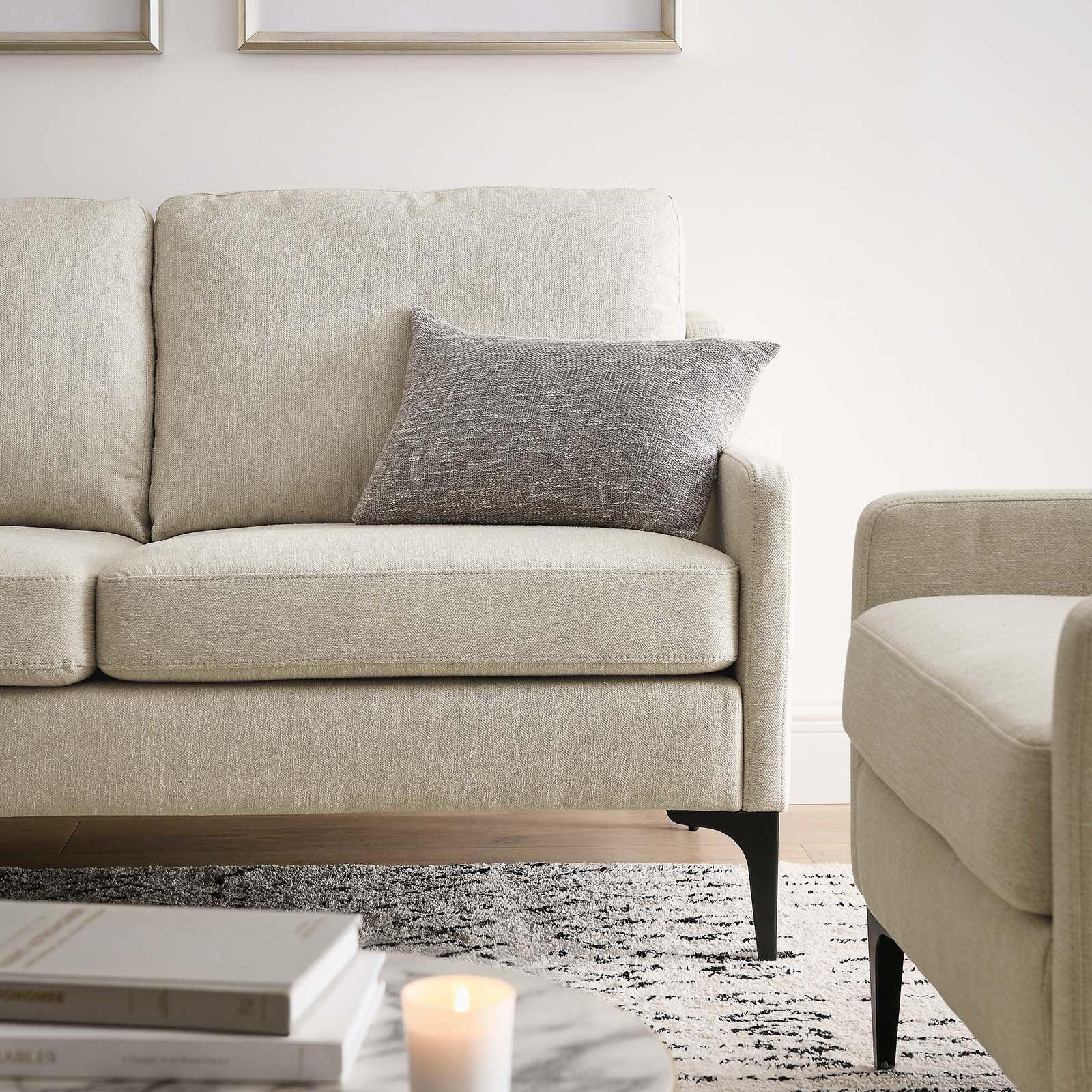 Modway Corland Upholstered Fabric Loveseat FredCo