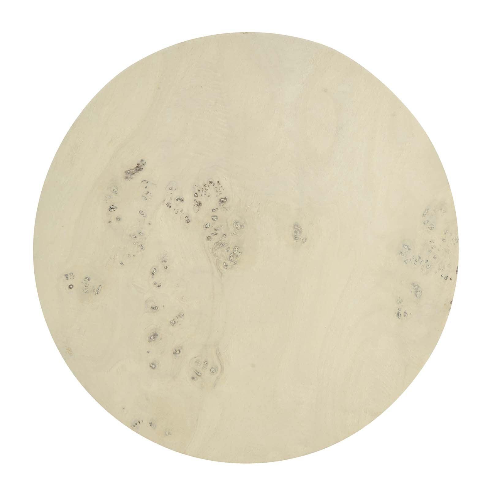 Modway Cosmos 16" Round Burl Wood Side Table, EEI-6271 FredCo
