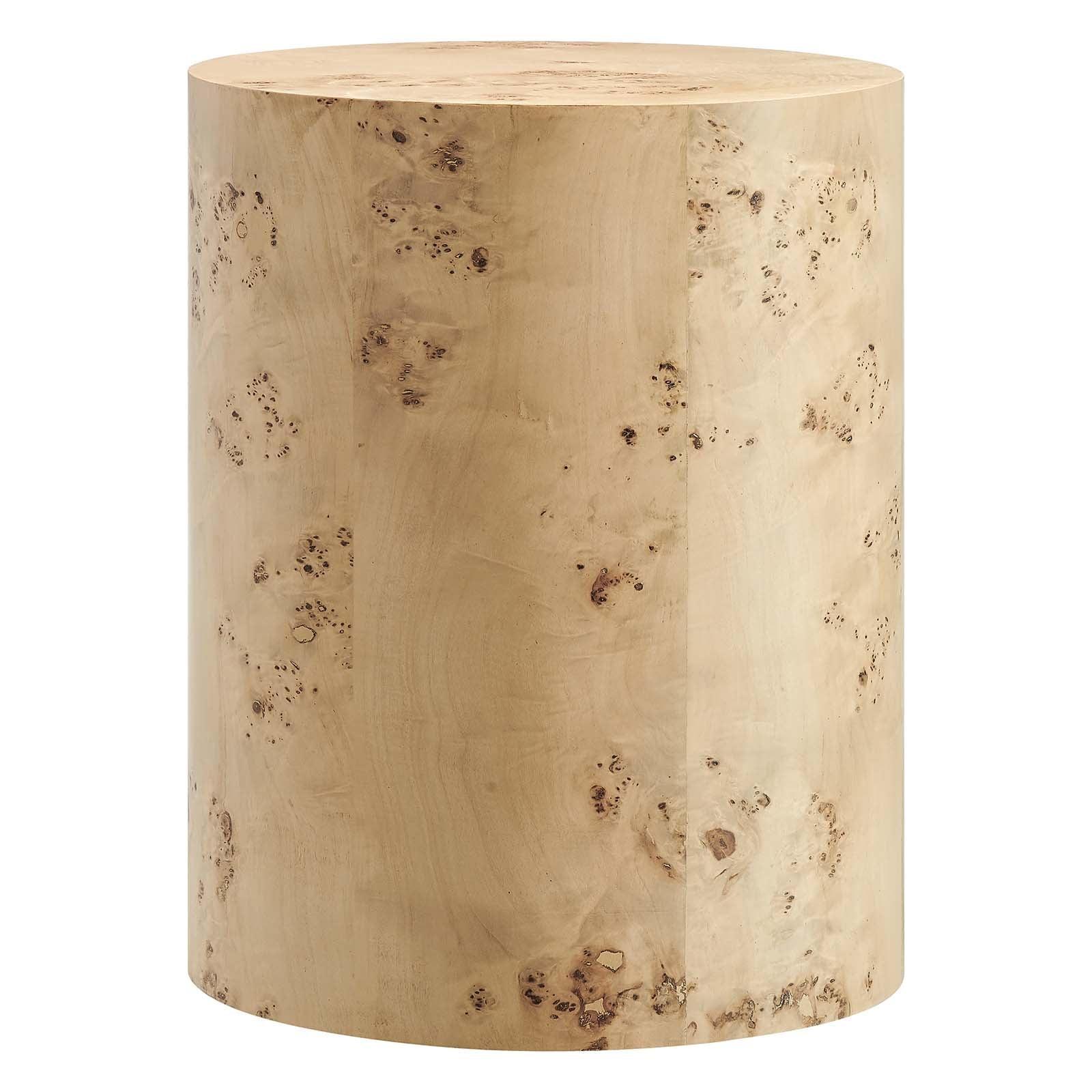 Modway Cosmos 16" Round Burl Wood Side Table, EEI-6271 FredCo