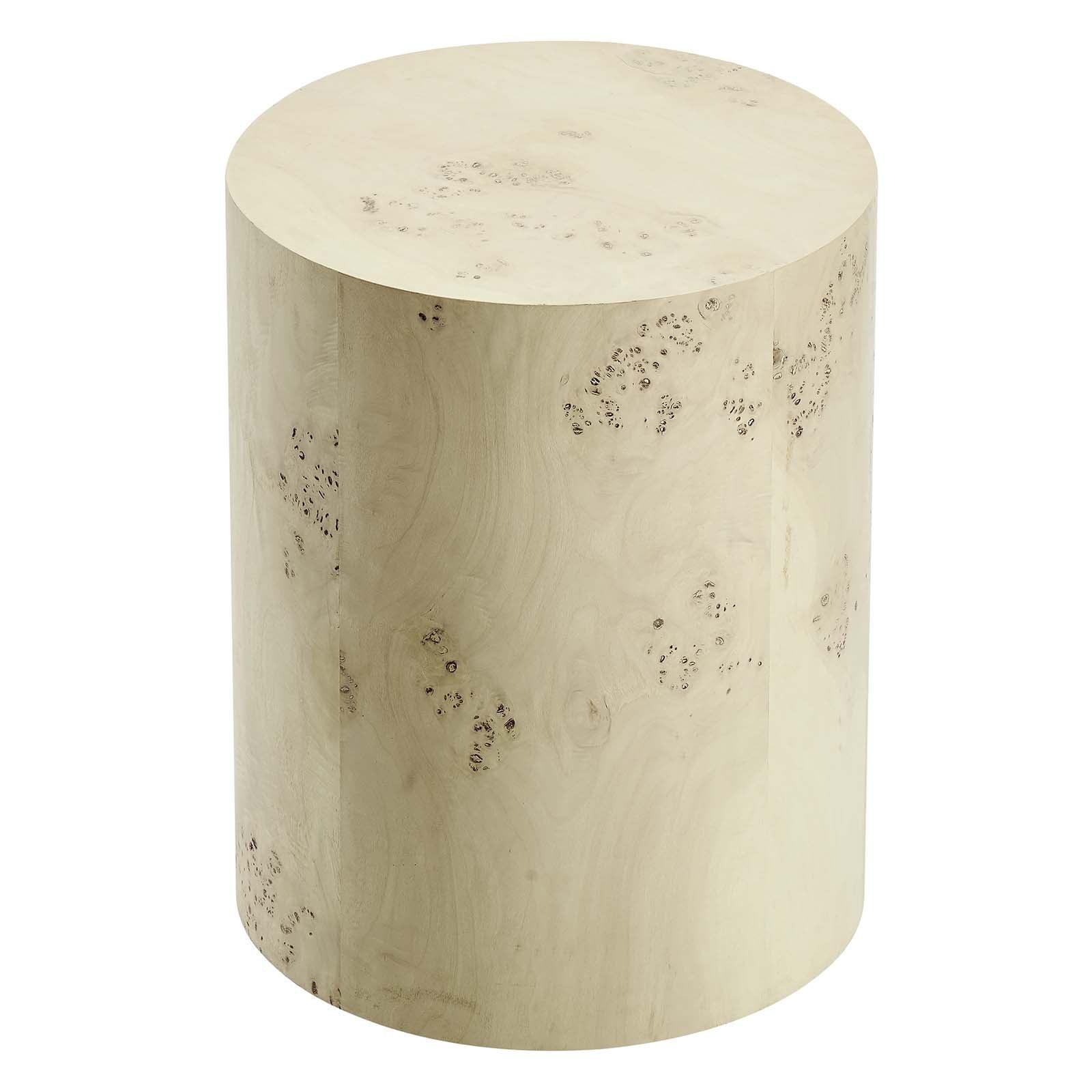 Modway Cosmos 16" Round Burl Wood Side Table, EEI-6271 FredCo