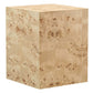 Modway Cosmos 16" Square Burl Wood Side Table, EEI-6273 FredCo